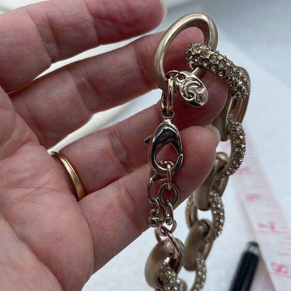 Liz Claiborne Big chunky chain adjustable length 7/8” - Picture 2 of 8